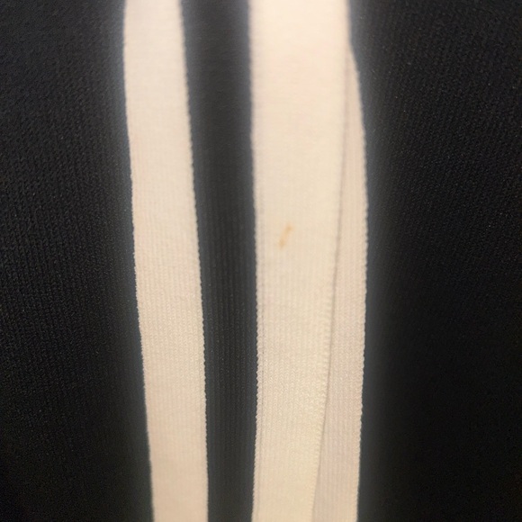 Escada Sport Black and White Women's Neck Tie Top Size Large. - Picture 3 of 7